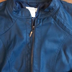 Christopher & Banks Faux Leather Jacket